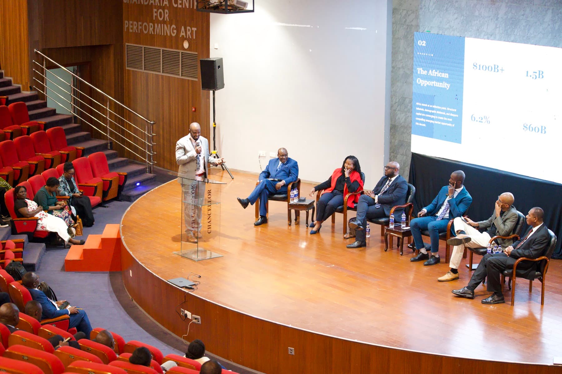 Full auditorium at the IHA Nairobi Conference during 'The African Opportunity' session